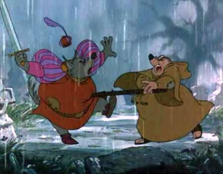 "Take that, you blackguard!"