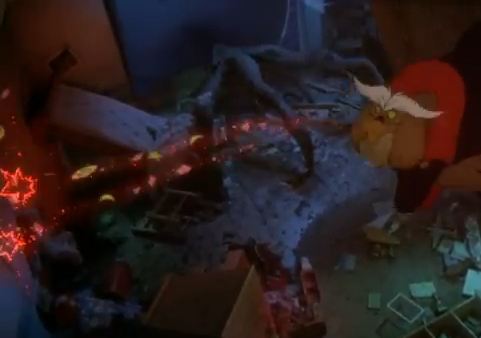 All the powers of darkness...umm...astronomy lie in his breath!