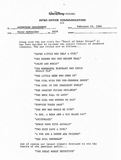 "Hey Mike, let's watch 'A Boy, a Bear, and a Big Black Cat' tonight!""No, John, I'd rather see 'The Evil Bonehead'!"