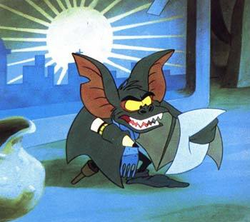 You don't see many Disney bats! Much less those who might have walked off Captain Hook's plank!