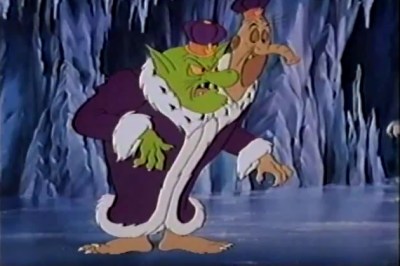 Now guess which one he voiced...the other head is voiced by Vincent Price!