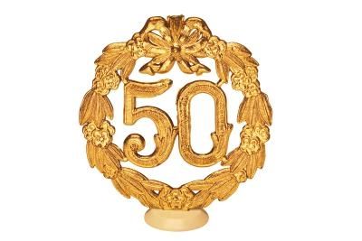 "I'm officially golden!"