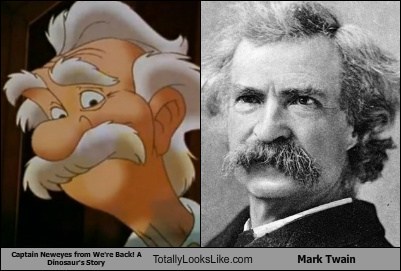 Although this image professes that the striking resemblance is beared towards Mark Twain!