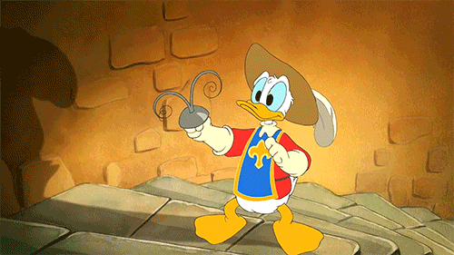 donald duck three musketeers