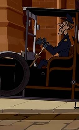 "Have patience, Heinz! Today you're driving around this buffoon, but tomorrow you'll be a ketchup conglomerate!"