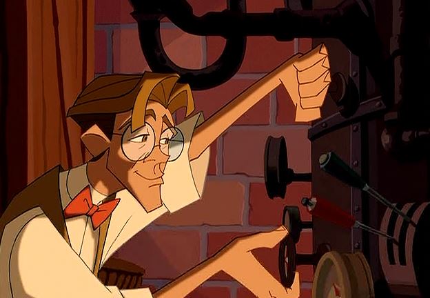 And even with two degrees, he has to settle for a job maintaining a boiler! Bloody economy!