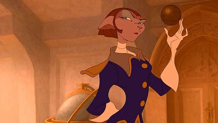 Before she voiced a human Scottish queen, Emma Thompson voiced a somewhat pretty cat...woman...being!