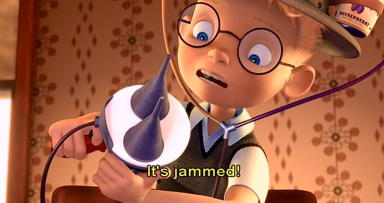 Don't you mean, "It's jellied!"?