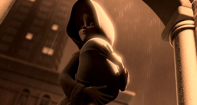 Yeah, the mother who gave him up when he was a baby (and looks like a member of the) would definitely want him back!