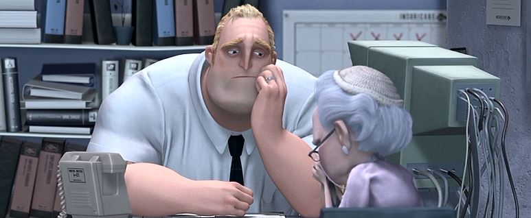 And being an insurance guy doesn't help his boredom much!