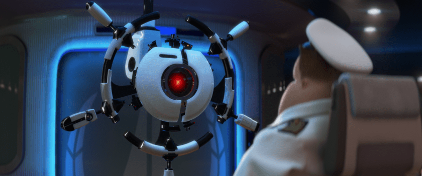 He's like a HAL 9000, but not as frightening.