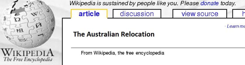 I'm sure that's how Wikipedia will denote it!
